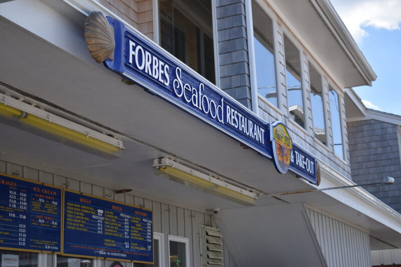 Forbes Seafood Sign