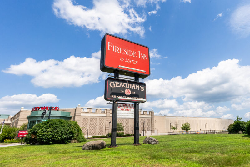 Fireside Inn Bangor Sign