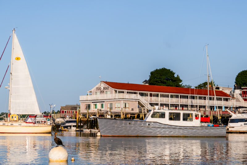 Tugboat Inn Exterior From Boat